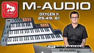 MAUDIO OXYGEN II  MIDI клавиатуры 2549 61 клавиша [upl. by Cassandry]