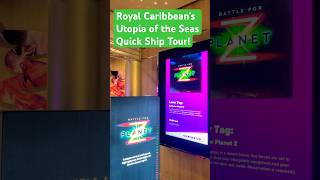 Utopia of the Seas Quick Ship Tour royalcaribbean utopiaoftheseas [upl. by Pufahl]