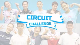 Fun badminton Circuit Challenge [upl. by Amandie]