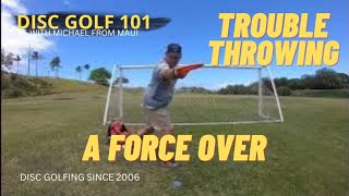 HOW DOES A FORCE OVER THROW FINISH  DISC GOLF 101 [upl. by Iaverne]