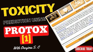 Toxicity Prediction using Protox 1 [upl. by Aileahcim]