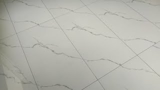 Incredible  Installing Porcelain Tiles Like a PRO [upl. by Nahtnhoj]