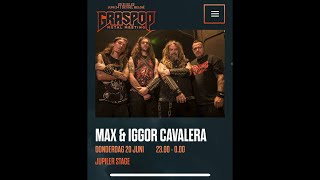 Graspop 2024  Max amp Igorr Cavalera [upl. by Ruhl930]