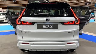 New HONDA CRV 2024  PRACTICALITY test trunk space rear door opening angle European model [upl. by Nevin491]