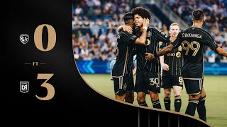 HIGHLIGHTS LAFC 30 Sporting KC [upl. by Brietta]