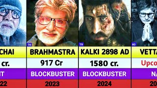 Amitabh Bachchan All Movies List  Amitabh Bachchan hits and flops movies list  Kalki 2898 AD [upl. by Gustafson]