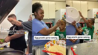 Egg Cracking Prank Tiktok Compilation gone wrong [upl. by Aliakam]