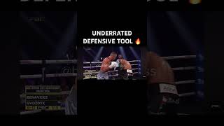 CROSSARM GUARD A UNIQUE TWIST ON DEFENSE 🔥 BOXING BOXINGTIPS BOXINGTECHNIQUE [upl. by Eniotna]