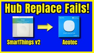 SmartThings Hub Replace Feature  Live Demo [upl. by Eesac]