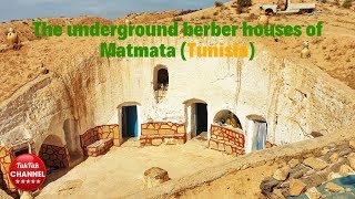 The underground berber troglodyte houses of Matmata Tunisia [upl. by Dar]