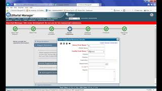 Authors Manuscript Submission Editorial Manager [upl. by Niles]