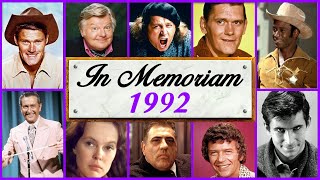 In Memoriam 1992 Remembering the Icons We Lost  Legacy Memoriam [upl. by Sally697]