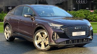 Brand New Audi Q4 Sportback Black Edition 40 etron 150kW  Preston Audi [upl. by Aitnom]