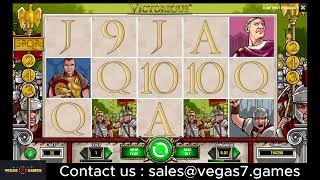 Victorious slot game  Vegas7Games [upl. by Kraul]