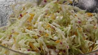 How to Make Cabbage Coleslaw  Allrecipes [upl. by Kiki520]