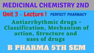 Antiarrhythmic drugs medicinal chemistry  Classification  Disopyramide phosphate synthesis [upl. by Drawoh]