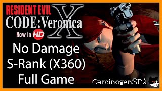 No Commentary Resident Evil Code Veronica X HD  No Damage SRank [upl. by Harlie]