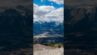 View from the top of Mount Lady Macdonald 🇨🇦🇨🇦 alberta canada canadianrockies [upl. by Dranyar]