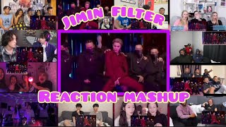 Jimin filter live performance BTS reaction mashup [upl. by Hilliard]