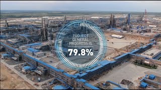 Overall progress on the Amur Gas Processing Plant construction in August 2021 amounted to 798 [upl. by Silver]