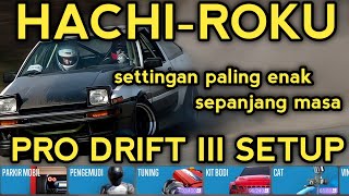 Carx Drift Racing 2  HachiRoku Toyota Levin AE86  Custom Setup PALING ENAK [upl. by Iasi]