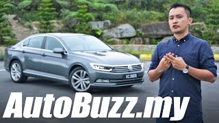 2016 Volkswagen Passat B8 20 TSI Highline review  AutoBuzzmy [upl. by Naimed908]