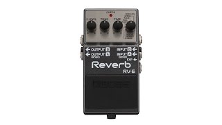 BOSS RV6 Reverb Pedal Review by Sweetwater [upl. by Kiker]