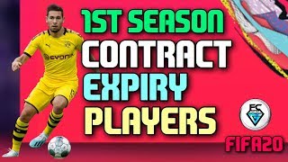 FIFA 20 1ST SEASON CONTRACT EXPIRY PLAYERS [upl. by Gebhardt]