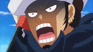 Trafalgar Law funny moments with strawhats pirate [upl. by Shelba754]