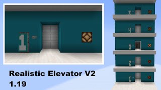 Minecraft Hyper Realistic Elevator 121 [upl. by Bernete]