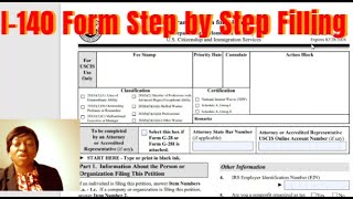 Form I140 Step By Step Guide in Filling the Form For EB2NIW [upl. by Nilra557]