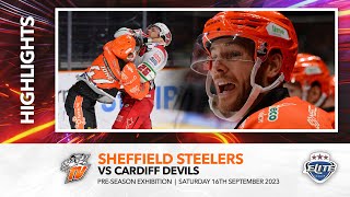 Sheffield Steelers v Cardiff Devils  16th September 2023 [upl. by Atinauq]