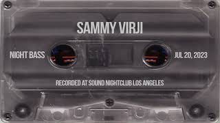 Sammy Virji US Debut UK Garage Set  LIVE from Night Bass LA [upl. by Navis]