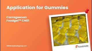 Discover the Secret of Our Carrageenan to Create Classic FruitFlavored Gummies [upl. by Finn631]