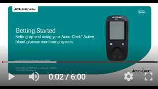 How to use AccuChek Active Blood Glucose Monitoring System [upl. by Narag877]