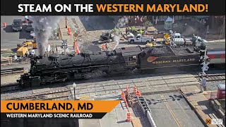 Cumberland Maryland USA  Virtual Railfan LIVE [upl. by Zales]