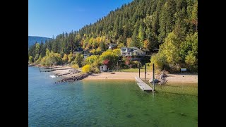 Stunning Waterfront Overlooking Nelson BC  350 Johnstone Road Nelson BC  wwwLukeMoricom [upl. by Koorb]