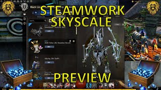 GW2  Nov 05 24  Gem Store New Item Preview Steamwork Skyscale Skin [upl. by Emmy848]