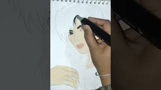 Drawing of Anime boysubscribedrawing SS [upl. by Anela]