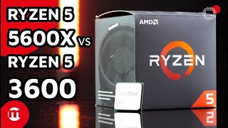 R5 5600X vs R5 3600 w 15 grach [upl. by Matti940]