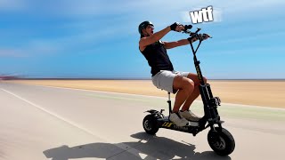 This 50 MPH Electric Scooter is SKETCHY [upl. by Alletnahs]