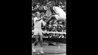 Roy EmersonFred Stolle vs Charlie PasarellFrank Froehling 1965 US Championships final [upl. by Amliv]