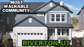 EDGE Homes  Mountain RIdge Community  The Nora  24383623 SF  3 Bedrooms  Riverton Utah [upl. by Aynwat454]