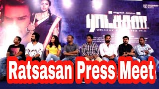 Raatchasan Press Meet  Vishnu Vishal  Amala Paul Ghibran [upl. by Fechter]