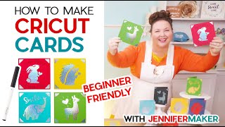 Cricut Cards for Beginners  Design Your Own [upl. by Helga]