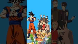 Goku VS team 7 anime goku team7 naruto shortsfeed shorts [upl. by Ignatz]