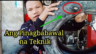 how to repair tire sidewall big cut [upl. by Kafka531]