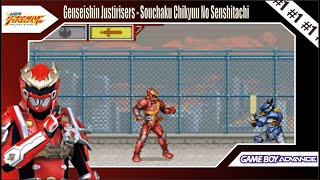 Genseishin Justirisers  Area 1  GBA Game [upl. by Bausch623]