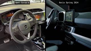 Opel Corsae vs Dacia Spring 2024 [upl. by Ester112]