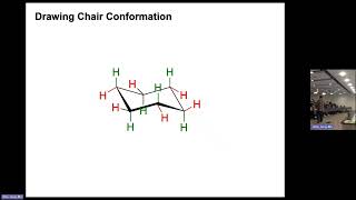 Organic Chemistry 1  Drawing chair conformation of cyclohexane [upl. by Obed]